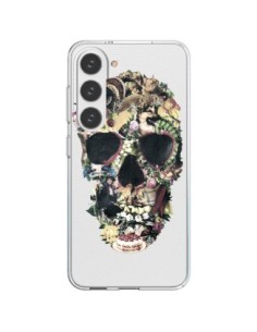 Samsung Galaxy S23 5G Case Skull Vintage Clear - Ali Gulec