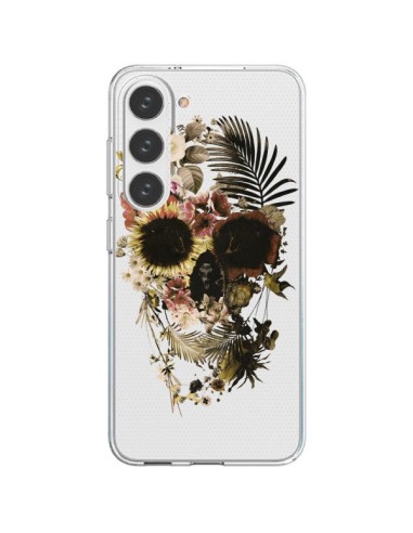 Coque Samsung Galaxy S23 5G Garden Skull Tête de Mort Transparente - Ali Gulec