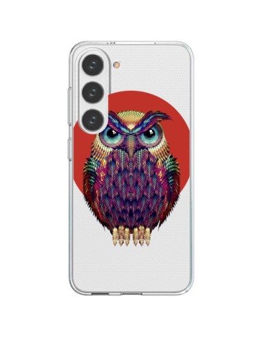 Coque Samsung Galaxy S23 5G Chouette Hibou Owl Transparente - Ali Gulec
