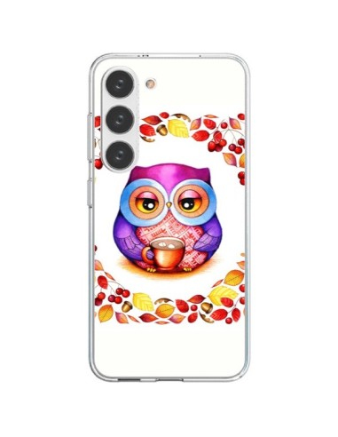 Coque Samsung Galaxy S23 5G Chouette Automne - Annya Kai