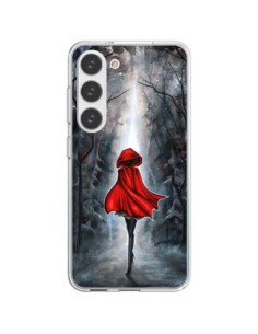 Samsung Galaxy S23 5G Case Little Red Riding Hood Wood -...