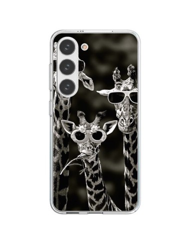 Coque Samsung Galaxy S23 5G Girafe Swag Lunettes Familiy Giraffe - Asano Yamazaki