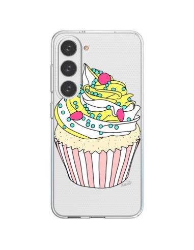 Cover Samsung Galaxy S23 5G Cupcake Dolce Trasparente - Asano Yamazaki