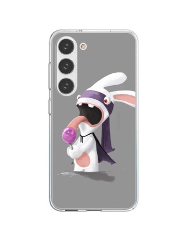Coque Samsung Galaxy S23 5G Lapin Crétin Sucette - Bertrand Carriere