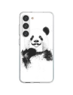 Cover Samsung Galaxy S23 5G Panda Divertente Baffi...
