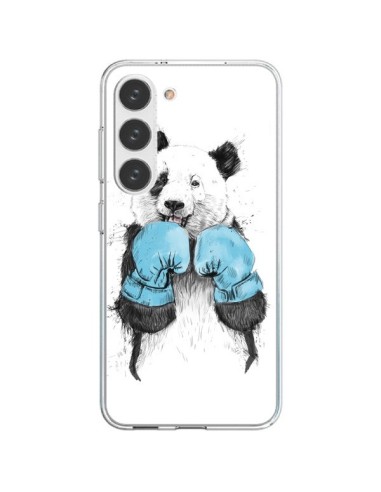 Coque Samsung Galaxy S23 5G Winner Panda Boxeur - Balazs Solti