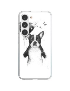 Cover Samsung Galaxy S23 5G Amore Bulldog Cane My Heart...