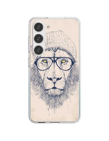 Coque Samsung Galaxy S23 5G Cool Lion Lunettes - Balazs Solti