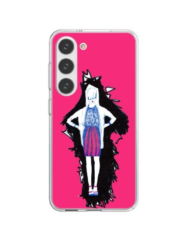 Coque Samsung Galaxy S23 5G Lola Femme Fashion Mode Rose - Cécile