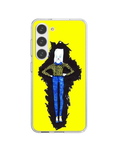 Samsung Galaxy S23 5G Case Julie Fashion Girl Yellow - Cécile