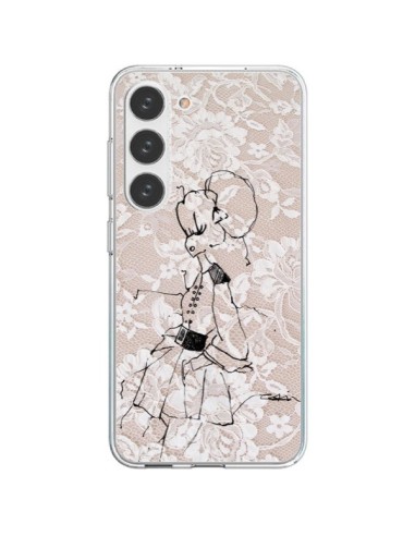 Samsung Galaxy S23 5G Case Draft Girl Lace Fashion - Cécile