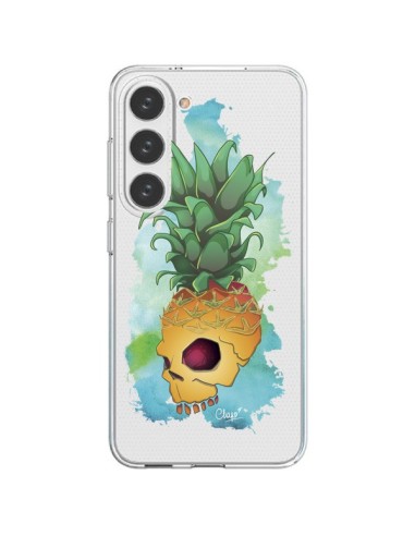 Coque Samsung Galaxy S23 5G Crananas Crane Ananas Transparente - Chapo