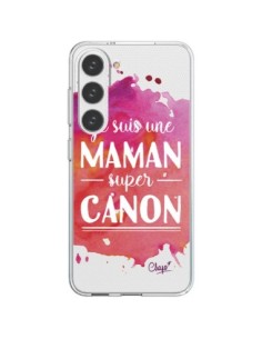 Coque Samsung Galaxy S23 5G Je suis une Maman super Canon...