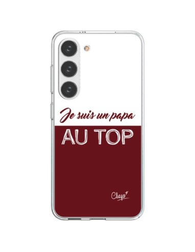 Samsung Galaxy S23 5G Case I’m a Top Dad Red Bordeaux - Chapo