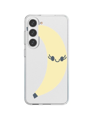 Coque Samsung Galaxy S23 5G Banana Banane Fruit Transparente - Claudia Ramos