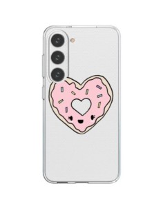 Coque Samsung Galaxy S23 5G Donuts Heart Coeur Rose...