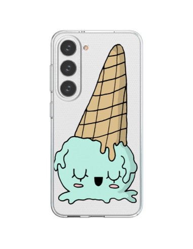 Samsung Galaxy S23 5G Case Ice cream Summer Overthrown Clear - Claudia Ramos