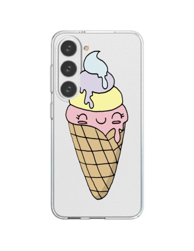 Coque Samsung Galaxy S23 5G Ice Cream Glace Summer Été Parfum Transparente - Claudia Ramos