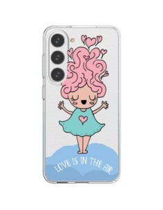 Coque Samsung Galaxy S23 5G Love Is In The Air Fillette...