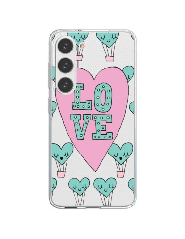 Coque Samsung Galaxy S23 5G Love Nuage Montgolfier Transparente - Claudia Ramos