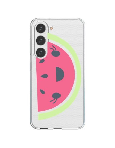 Coque Samsung Galaxy S23 5G Pasteque Watermelon Fruit Transparente - Claudia Ramos