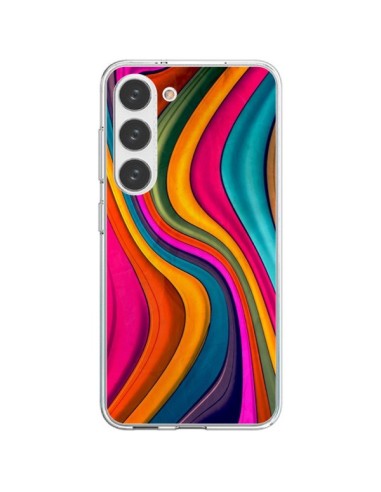 Samsung Galaxy S23 5G Case Love Colored Waves - Danny Ivan