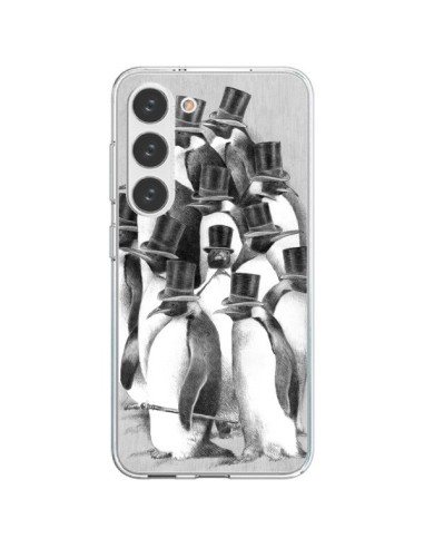 Coque Samsung Galaxy S23 5G Pingouins Gentlemen - Eric Fan