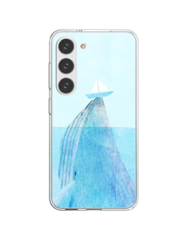 Coque Samsung Galaxy S23 5G Baleine Whale Bateau Mer - Eric Fan