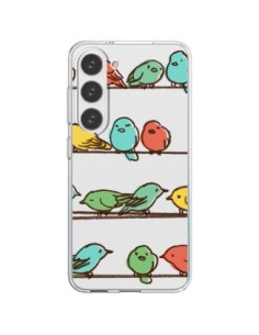 Coque Samsung Galaxy S23 5G Oiseaux Birds Transparente -...