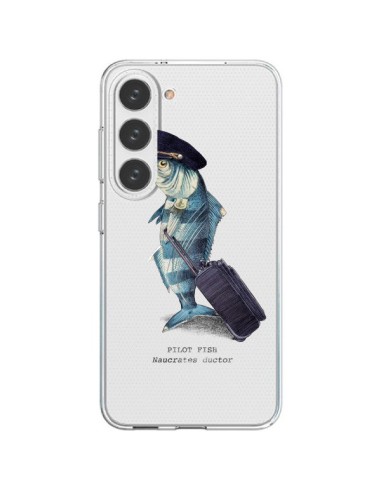 Coque Samsung Galaxy S23 5G Pilot Fish Poisson Pilote Transparente - Eric Fan