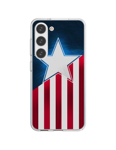 Coque Samsung Galaxy S23 5G Captain America - Eleaxart