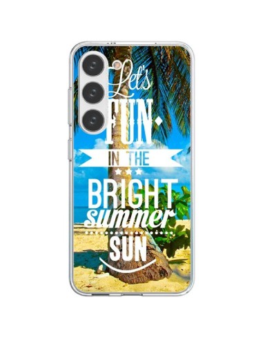 Samsung Galaxy S23 5G Case Fun Summer Sun _Tea - Eleaxart
