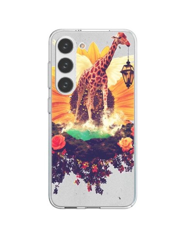 Coque Samsung Galaxy S23 5G Girafflower Girafe - Eleaxart