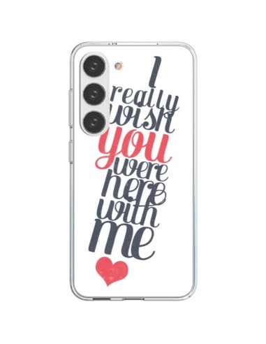 Coque Samsung Galaxy S23 5G Here with me - Eleaxart