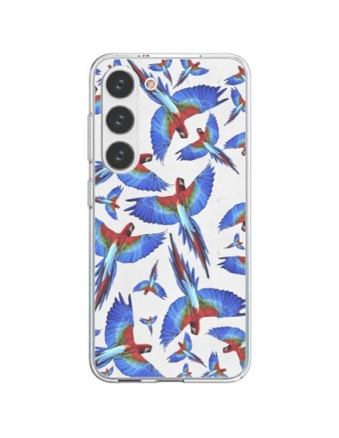Coque Samsung Galaxy S23 5G Perroquets Parrot - Eleaxart