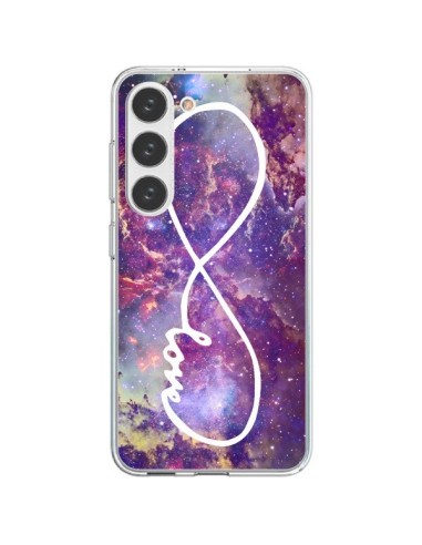 Coque Samsung Galaxy S23 5G Love Forever Infini Galaxy - Eleaxart