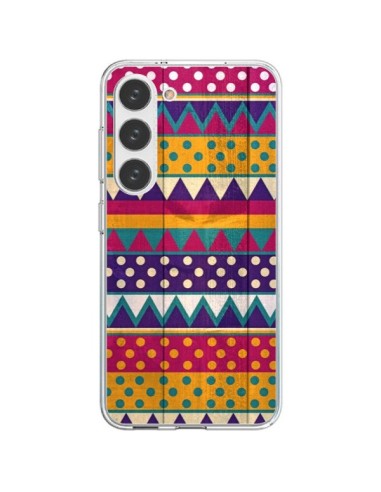 Samsung Galaxy S23 5G Case Mexican Triangle Aztec  - Eleaxart