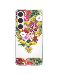Cover Samsung Galaxy S23 5G Parrot Floral Pappagallo...