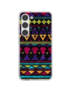 Coque Samsung Galaxy S23 5G Triangles Pattern Azteque -...