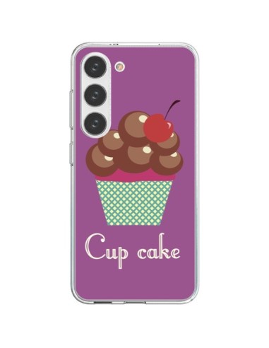 Coque Samsung Galaxy S23 5G Cupcake Cerise Chocolat -  Léa Clément