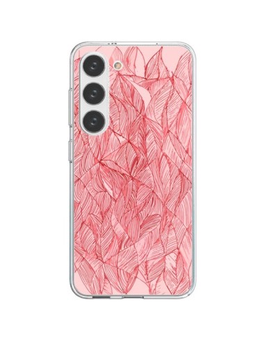 Samsung Galaxy S23 5G Case Leaves Cherry Red - Léa Clément