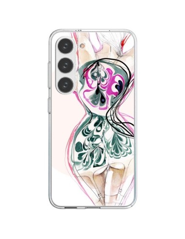 Coque Samsung Galaxy S23 5G Femme en fleurs - Elisaveta Stoilova