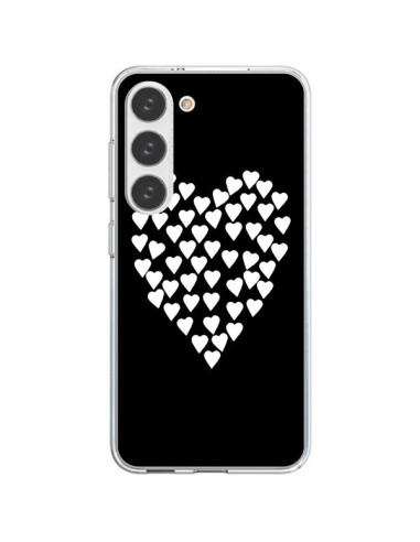 Samsung Galaxy S23 5G Case Heart in hearts White - Project M