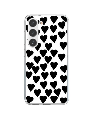 Coque Samsung Galaxy S23 5G Coeur Noir - Project M