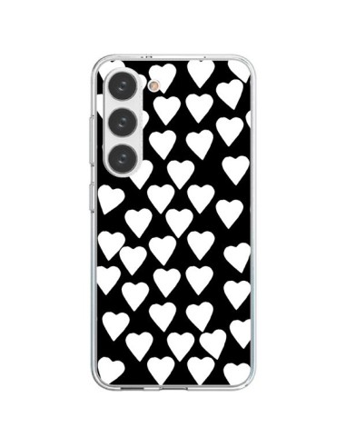 Coque Samsung Galaxy S23 5G Coeur Blanc - Project M