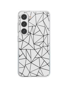Coque Samsung Galaxy S23 5G Lignes Triangles Grid...