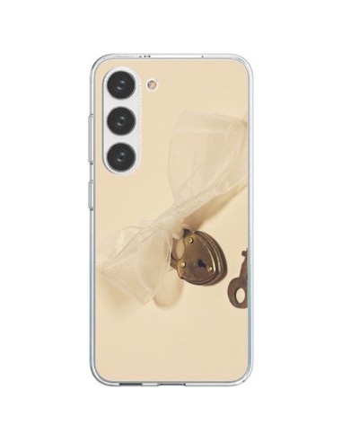 Coque Samsung Galaxy S23 5G Key to my heart Clef Amour - Irene Sneddon