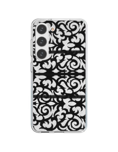 Samsung Galaxy S23 5G Case Abstract Black and White - Irene Sneddon