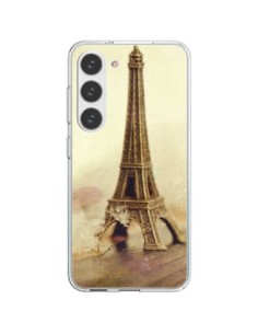Coque Samsung Galaxy S23 5G Tour Eiffel Vintage - Irene...