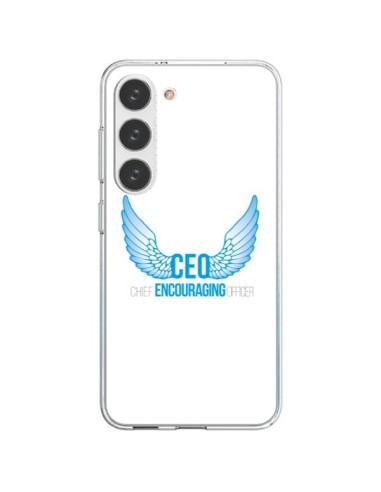 Coque Samsung Galaxy S23 5G CEO Chief Encouraging Officer Bleu - Shop Gasoline